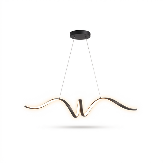 Plafonnier LED Chaleureux Formes Fluides Modernes – Minoa - Lumière