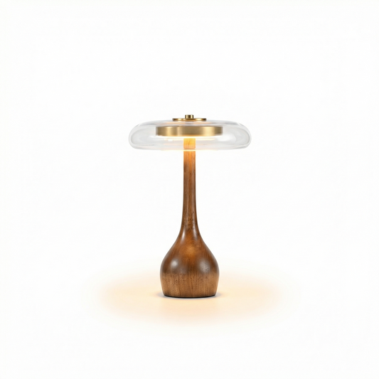 Staanlamp in glas retro Japans design – Zénorex - Lumière