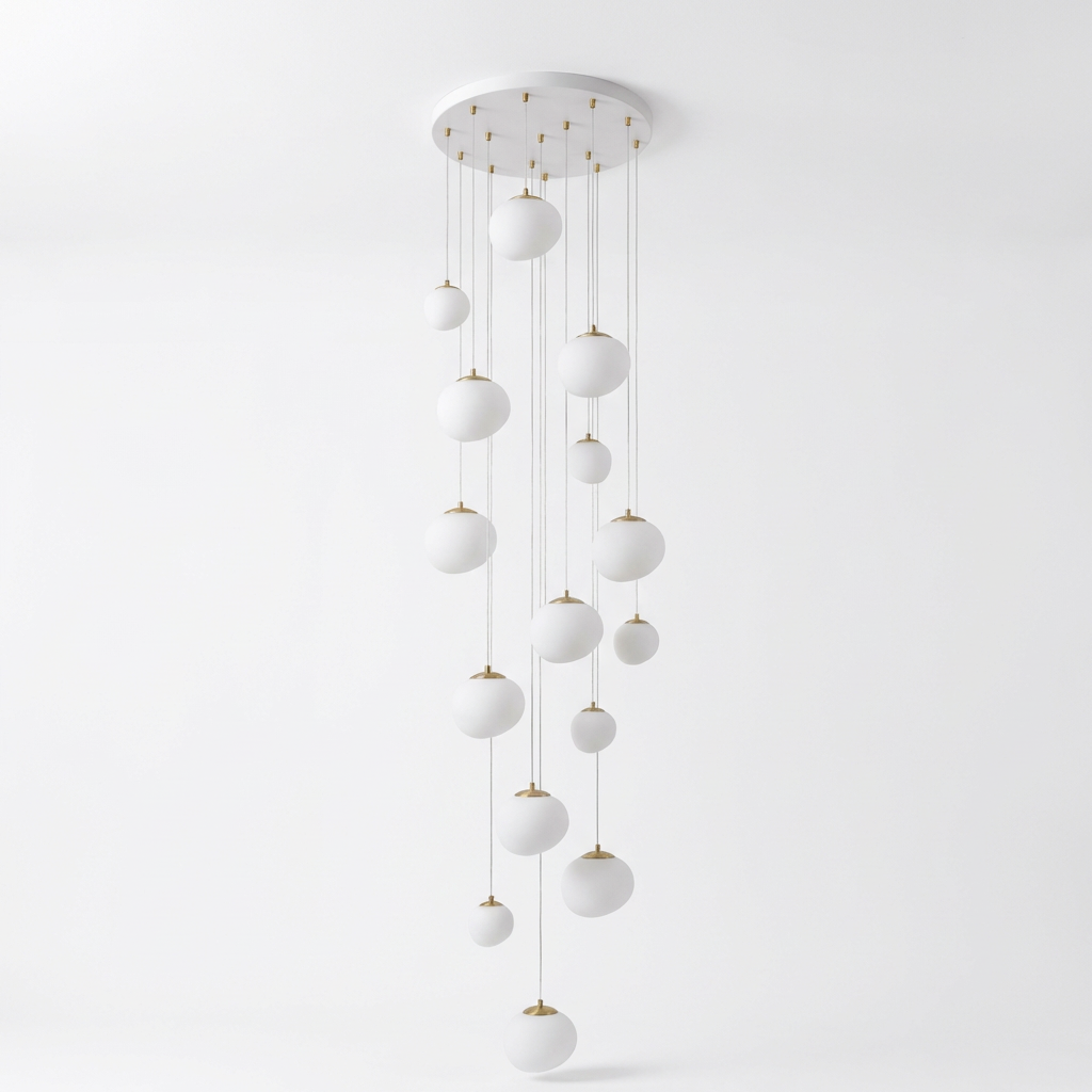 Suspension moderne en alliage pour salon – Heliora