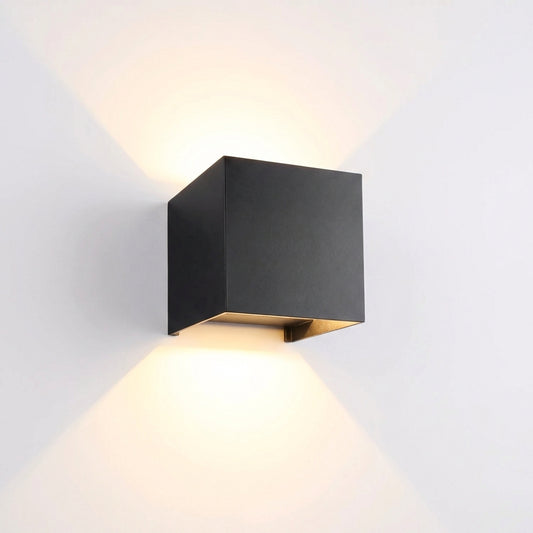 Moderne aluminium LED wandlamp – Krysalys - Lumière