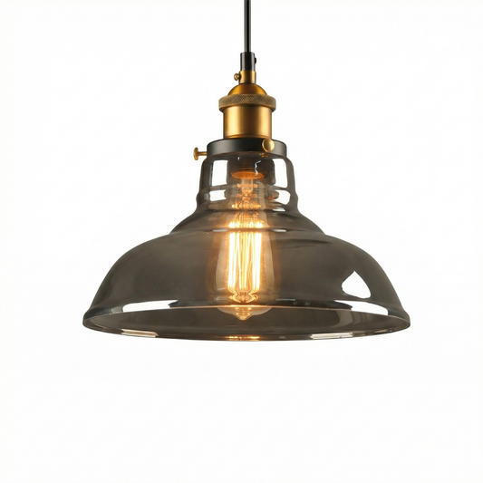 Industriële Glazen Hanglamp voor Hotels en Bars – Zelaria - Lumière