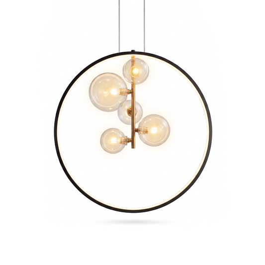 Suspension Polyvalent Finition Métallique Durable – Cléora - Lumière