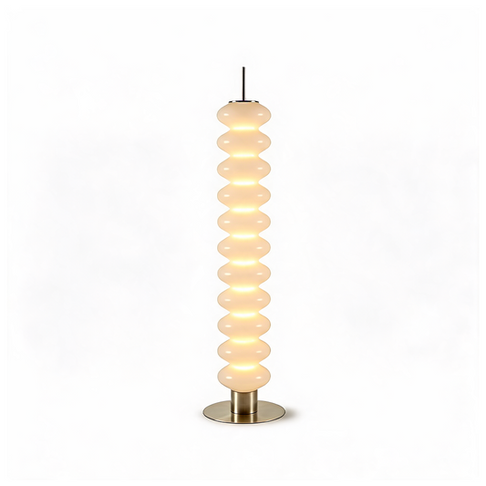 Hedendaagse Staanlamp Acrylaat Dimmer Inbegrepen – Tour d'Ondes - Lumière