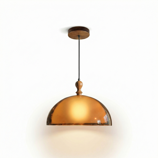 Bruine Acryl Hanglamp voor Eetkamer – Brunea - Lumière