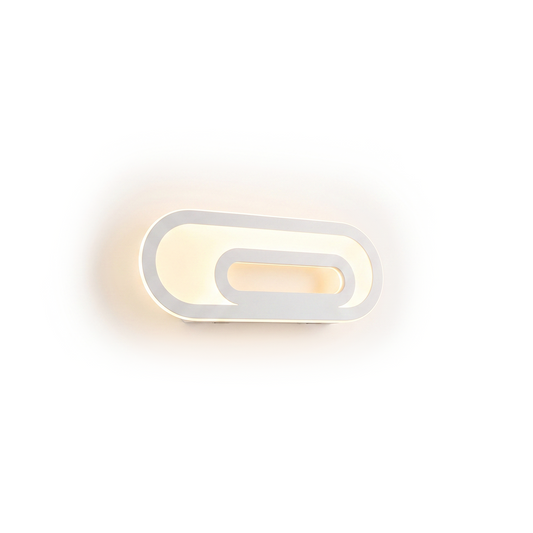 Applique murale blanche minimaliste salon – Modèle Arvenia - Lumière