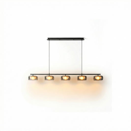 Lange Elegante Plafondlamp Industriële Stijl – Orizon - Lumière