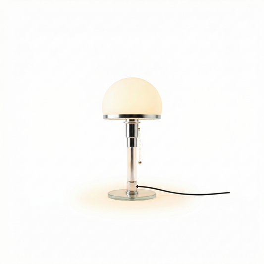 Bureaulamp Nordic Design in glas en metaal – Orinox - Lumière