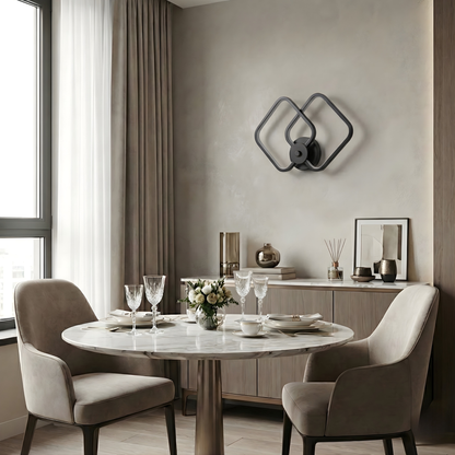 Square Wall Sconce ambient view | Luxarmonie