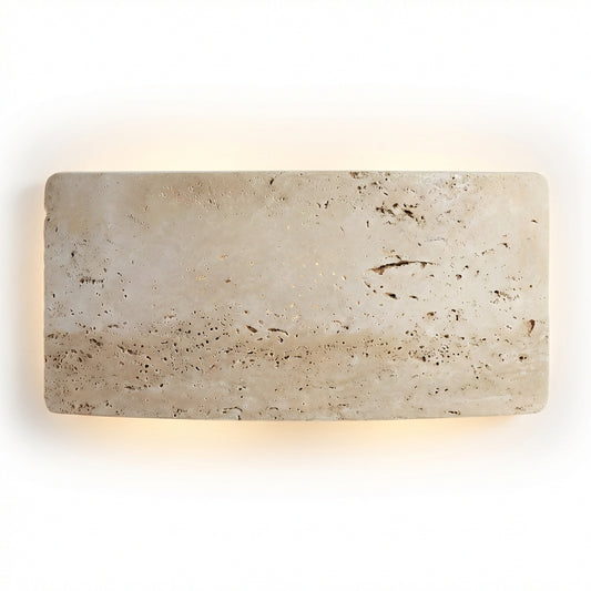 Wandlamp in Steen Wabi-Sabi Stijl voor Tuin – Stonara - Lumière