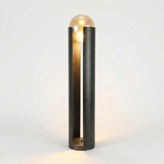 Postmodern vloerlamp metaal glas LED – Elara - Lumière