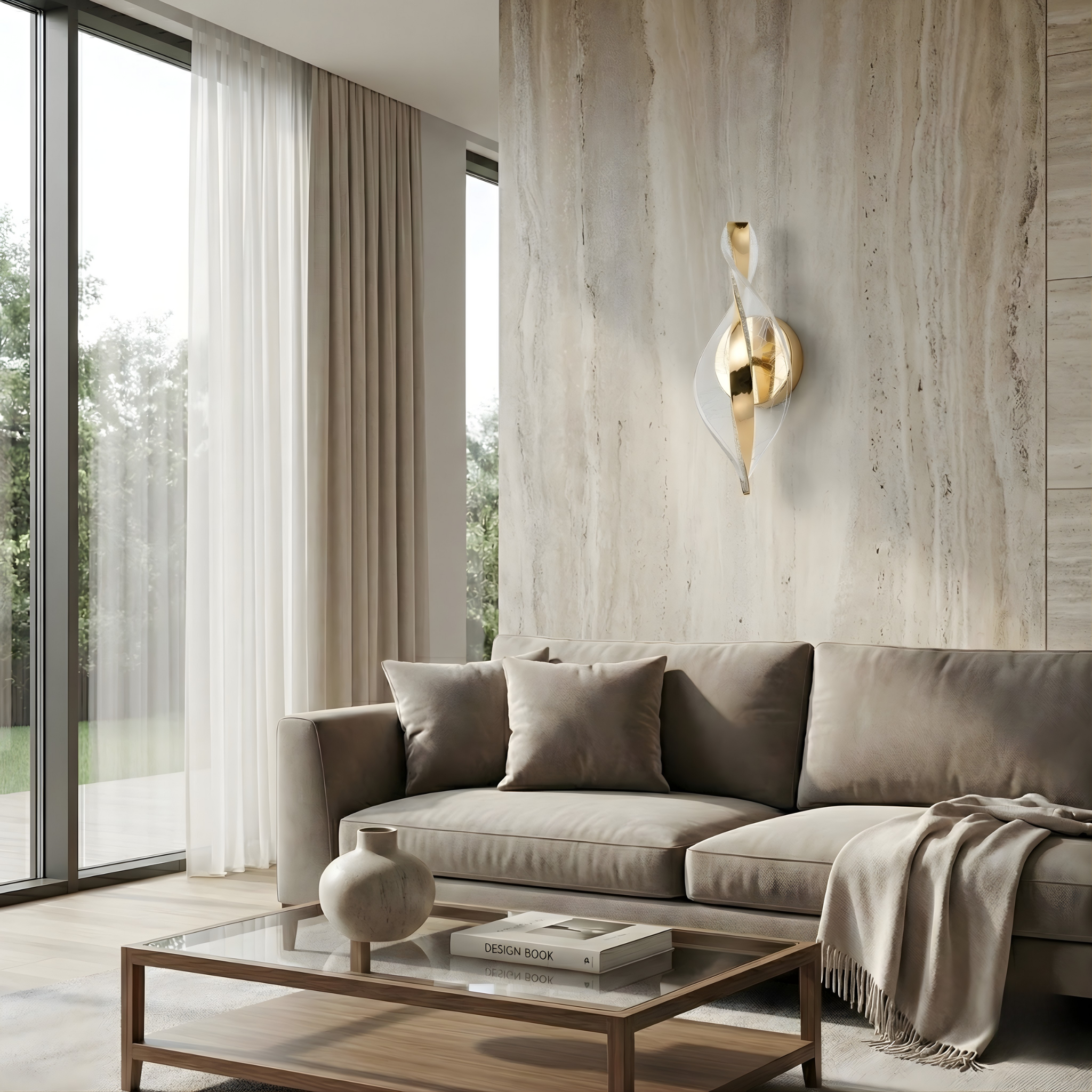 Twista Wall Sconce ambient view | Luxarmonie