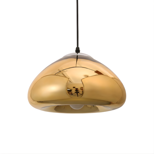 Moderne Gouden Hanglamp Zachte en Luxe Verlichting – Aurovia