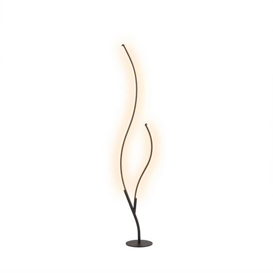 Lampadaire Moderne Deux Branches Ambiance Chaleureuse Durable – Duo - Lumière