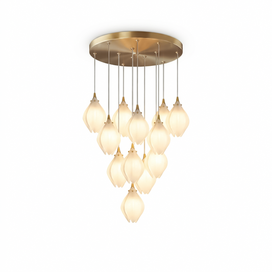 Moderne Glazen Hanglamp voor Woonkamer – Solistar - Lumière