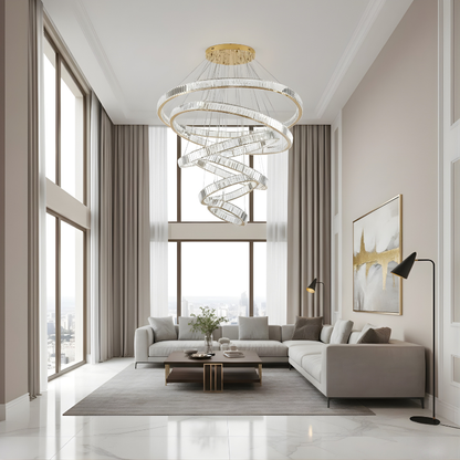 Suspension Cristariony vue ambiance | Luxarmonie