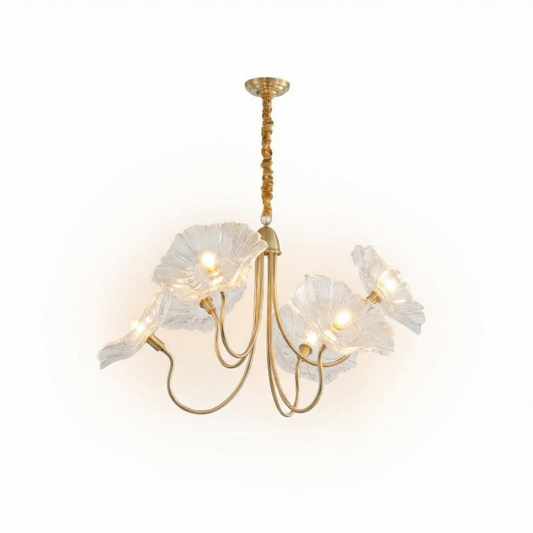 Moderne Noordse Kroonluchter Gepolijst Chroom voor Eetkamer – Navélice - Lumière