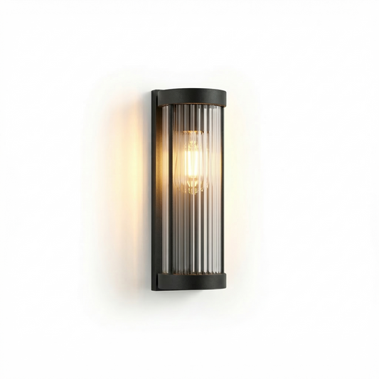 Buitenwandlamp in Metaal en Glas – Solaréa - Lumière