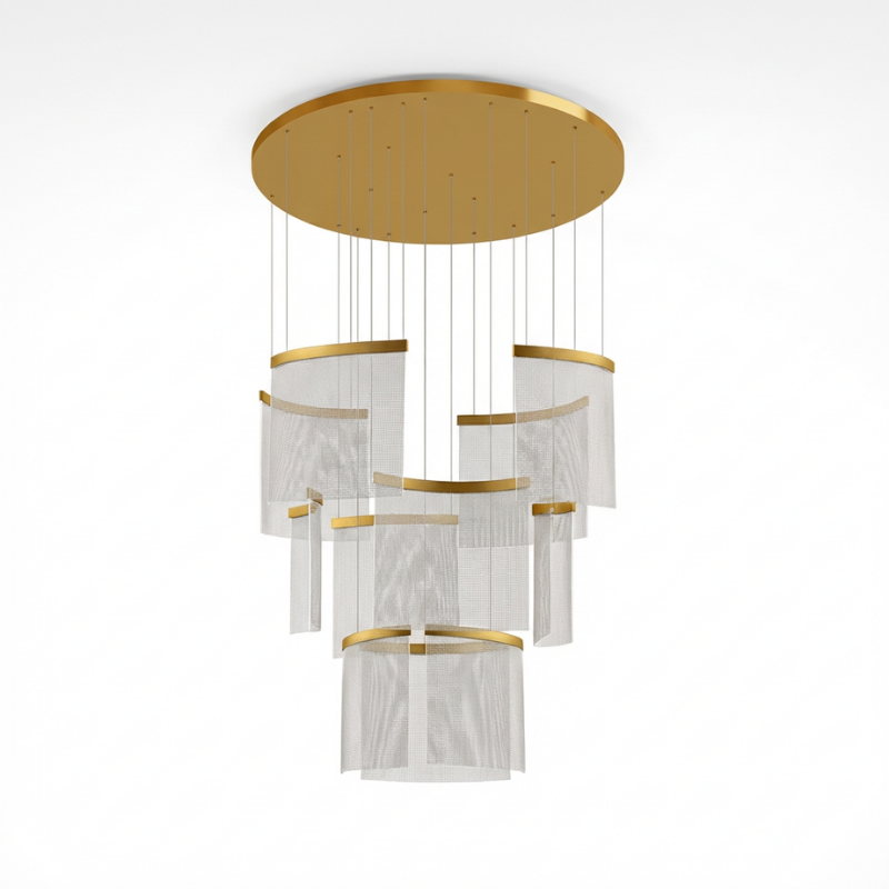 Suspension moderne en alliage pour salon et salle à manger – Célano