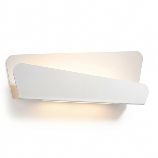Modern white wall light for hallway – Modèle Valessia - Lumière