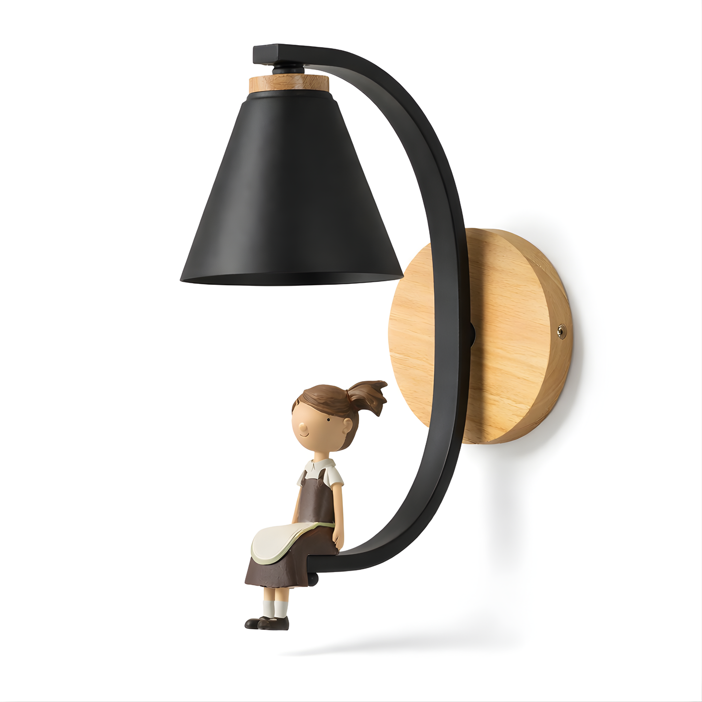 Nordic iron wall light for bedroom – Serenion