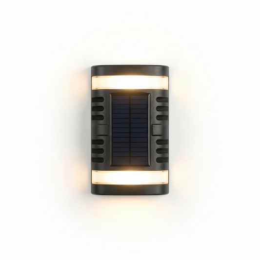 Externe Aluminium Wandlamp Zwart voor Terras – Noctarion - Lumière