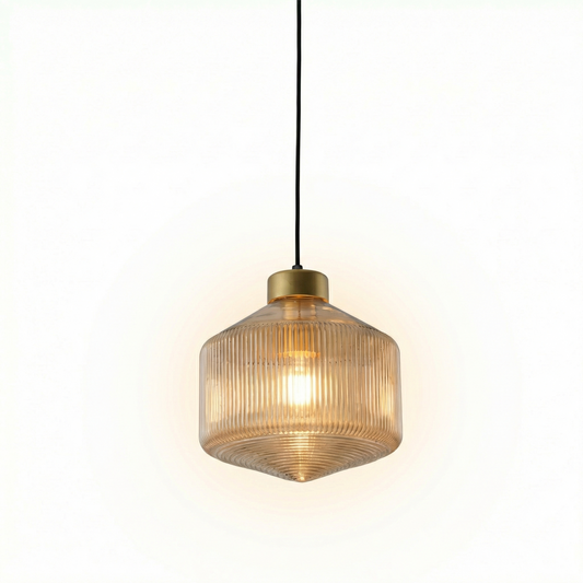 Moderne Hanglamp Glas en Metaal Chique Sfeer – Racow - Lumière