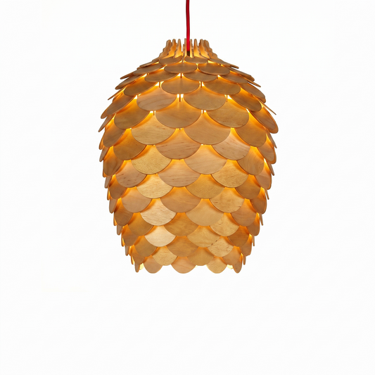Suspension Bois Sculpté Nature Chic – Orena - Lumière