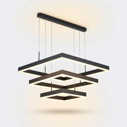 Moderne kroonluchter in legering voor eetkamer – Eclariana - Lumière