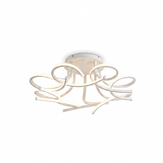 Contemporary Airy Floral Style Ceiling Light – Subtilo - Lumière