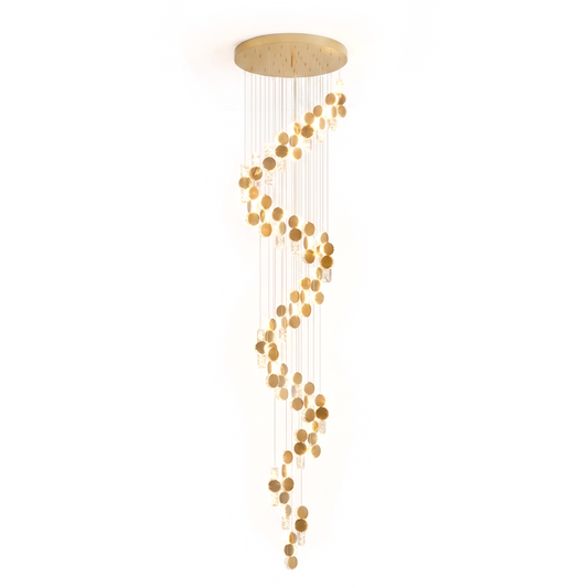 Lustre Cristal Moderne pour Salon – Cristarionye - Lumière
