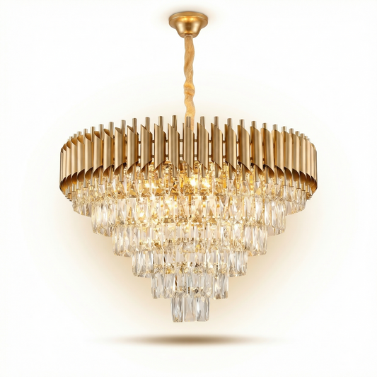 Premium hanglamp met glitterende kralen en majestueuze glans – Orchidée - Lumière