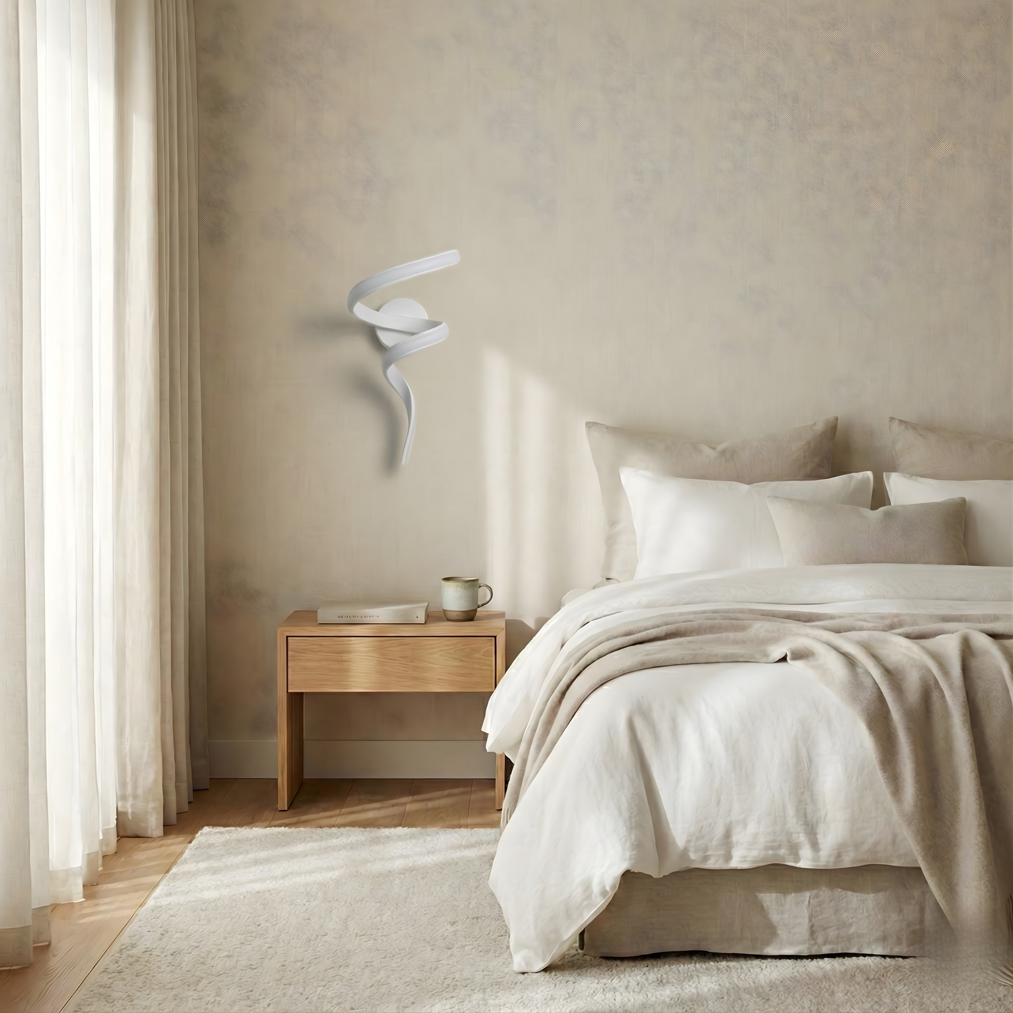 Applique murale Spirale vue ambiance | Luxarmonie