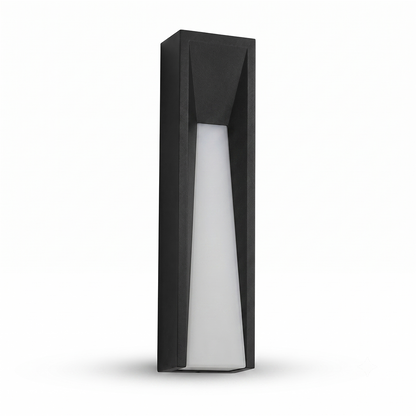 Zwarte LED Wandlamp van Aluminium voor Buiten – Arclion