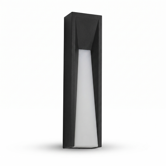Zwarte LED Wandlamp van Aluminium voor Buiten – Arclion