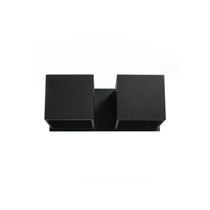 Moderne schwarze Aluminium-Wandleuchte – Noctarys
