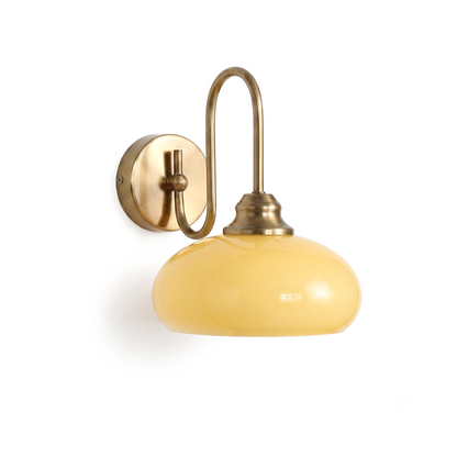 Minimalistische glazen wandlamp – Eléganza