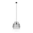 Suspension industrielle en acier noir – Morthalis