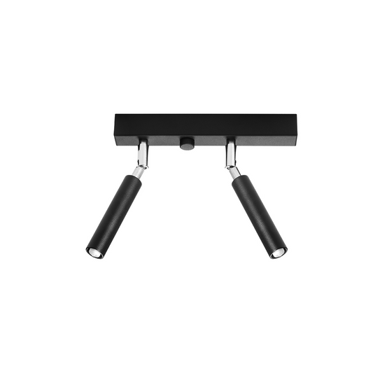 Modern adjustable black spot ceiling light – Noxeris