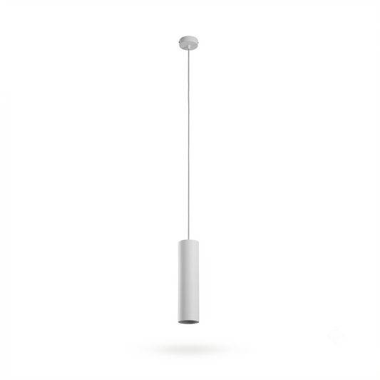 Suspension céramique blanche moderne pour salon – modèle Elensia