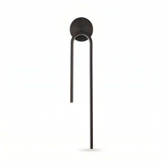 Moderne LED-Wandleuchte aus Metall, nach unten gerichtet – Saline