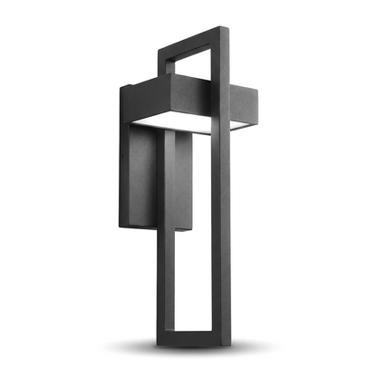 Applique Murale Extérieure Cadre Aluminium Noir - Mialis