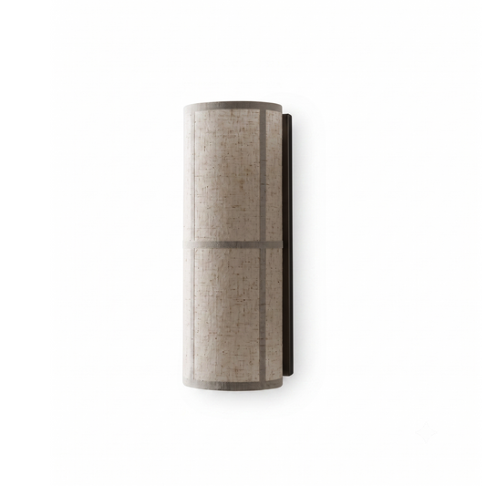 Japanese fabric wall light for bedroom – Zenshir