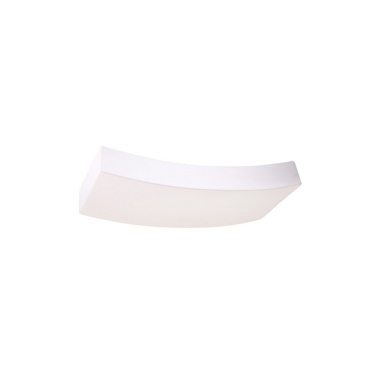 Modern white ceramic wall light – modèle Orphéale