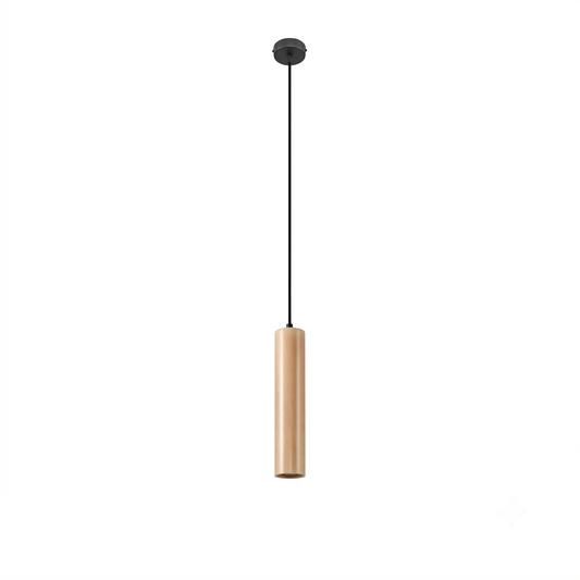 Scandinavische hanglamp van natuurlijk hout – Arelion