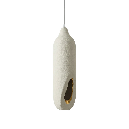 Moderne Innenpendelleuchte in Beige mit eleganter Ausführung – Lueur Caverne