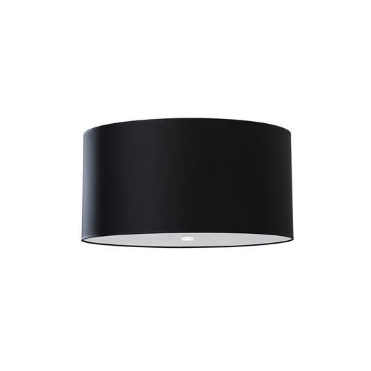 Minimalistische schwarze Deckenleuchte Wohnzimmer – Elarion
