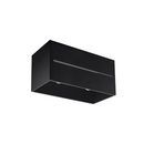 Moderner perforierter Deckenleuchter aus schwarzem Aluminium – Neralis