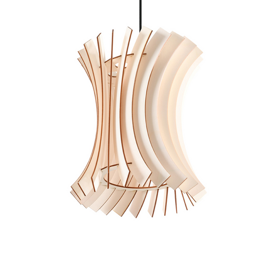Suspension bois naturel design scandinave – modèle Noréalis