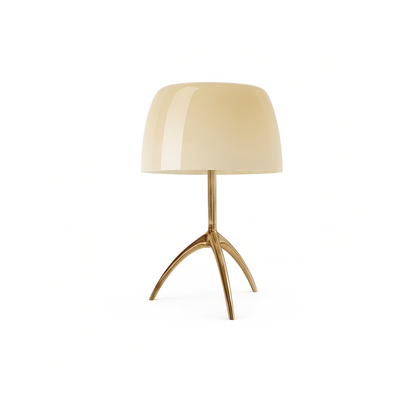 Modern colored glass tripod desk lamp – Triolux