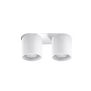 Moderne witte cilindrische plafondlamp voor gang en woonkamer – Orphalis